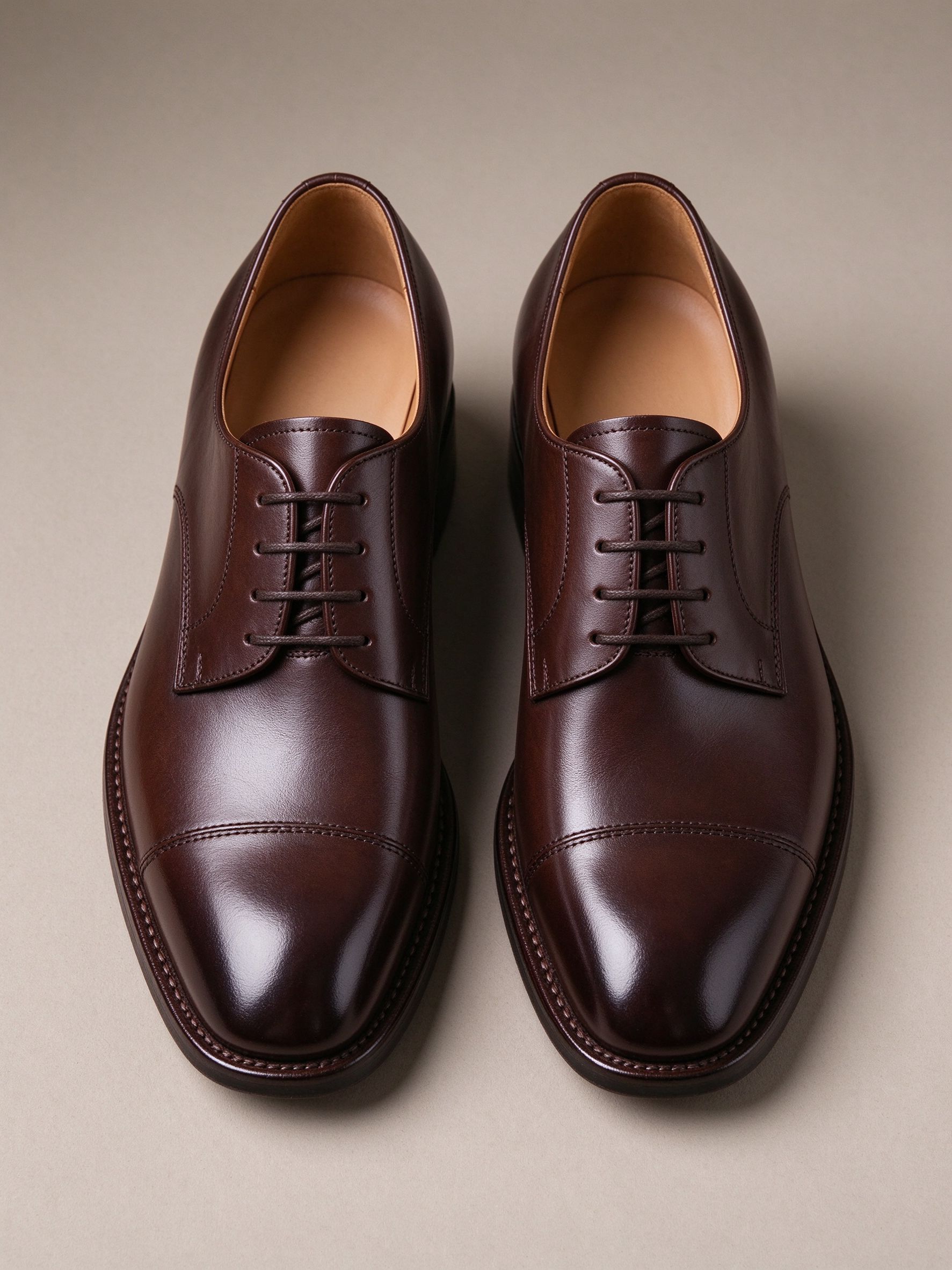 Genuine leather dress shoes